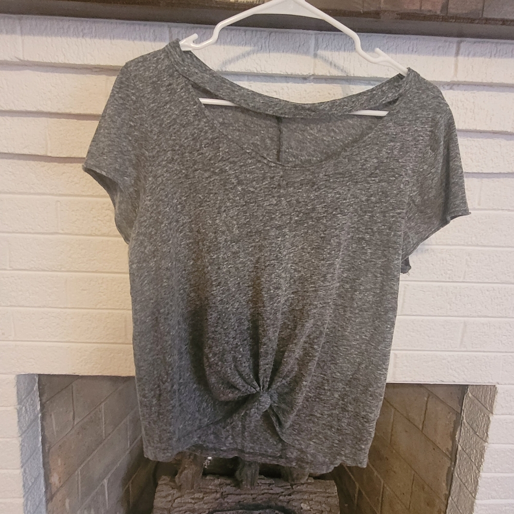 Gray Women's Top